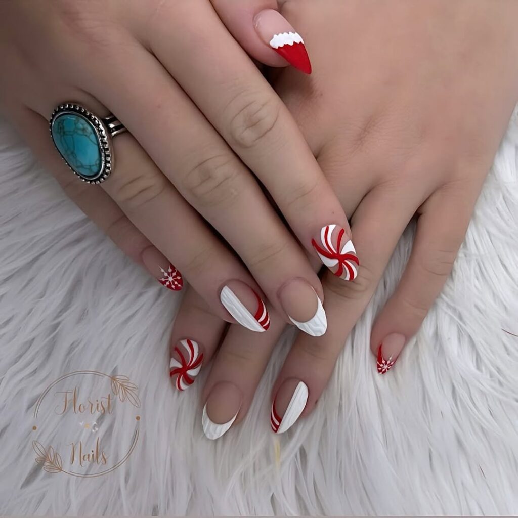 christmas nail design